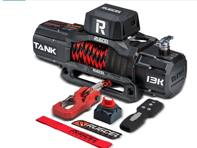 New in Box WINCH 13500 lb Synthetic Rope, 12V IP68 Waterproof with Wireless & Wired Remote,