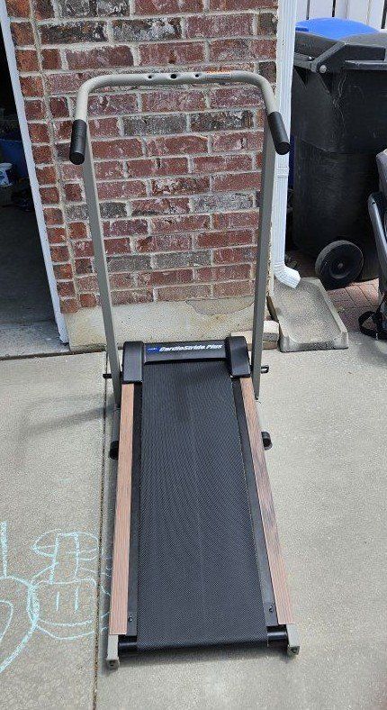small manual fold up Treadmill - good for backwards walking