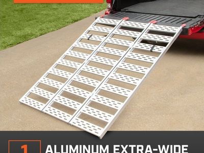 NEW CargoSmart 76" x 50" Aluminum Tri-Fold Loading Ramp – 1,500 lb Capacity #467