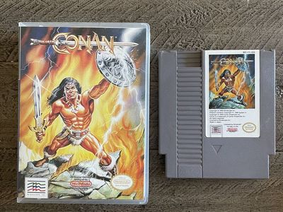 Conan Nintendo NES w/collectors case