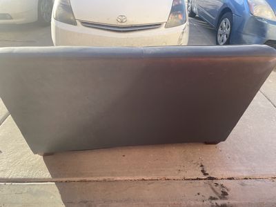 Small Leather Grey Couch