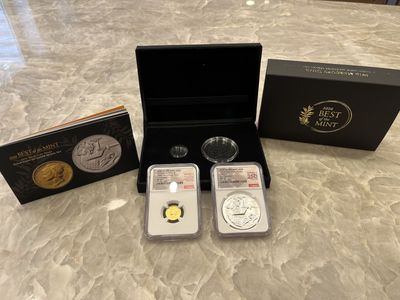 2026 best of the MINT, gold mercury, dime and silver metal