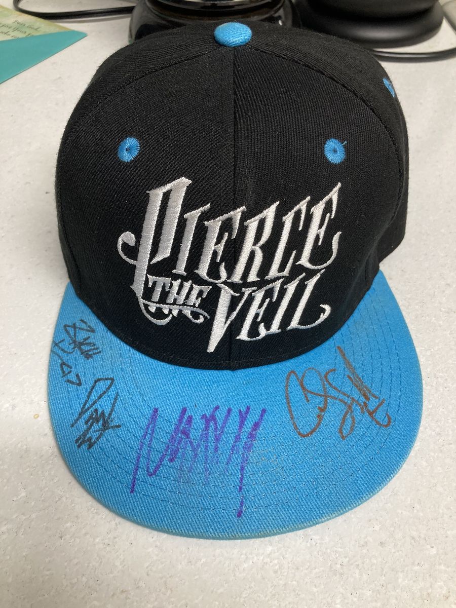 Autographed Pierce the Veil snapback hat!