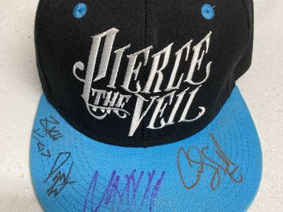 Autographed Pierce the Veil snapback hat!