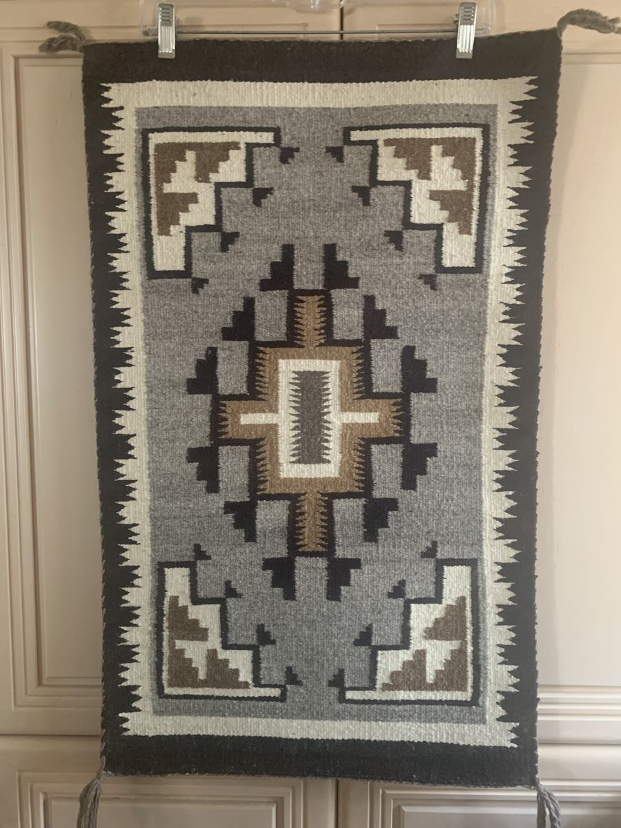 NAVAJO RUG BLANKET WEAVING MINT CONDITION