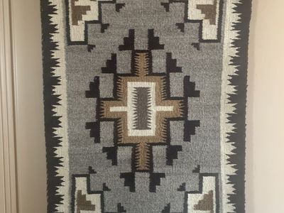 NAVAJO RUG BLANKET WEAVING MINT CONDITION
