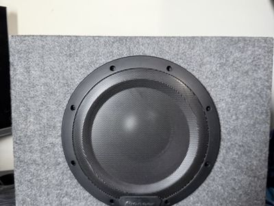 Pioneer TS-WX1010A 10" Powered Subwoofer With Installation Amp Kit