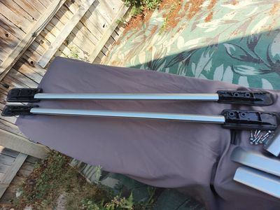 OEM Toyota 4Runner Roof Rack Side Rails 2010-2024 Silver Black 5th Gen