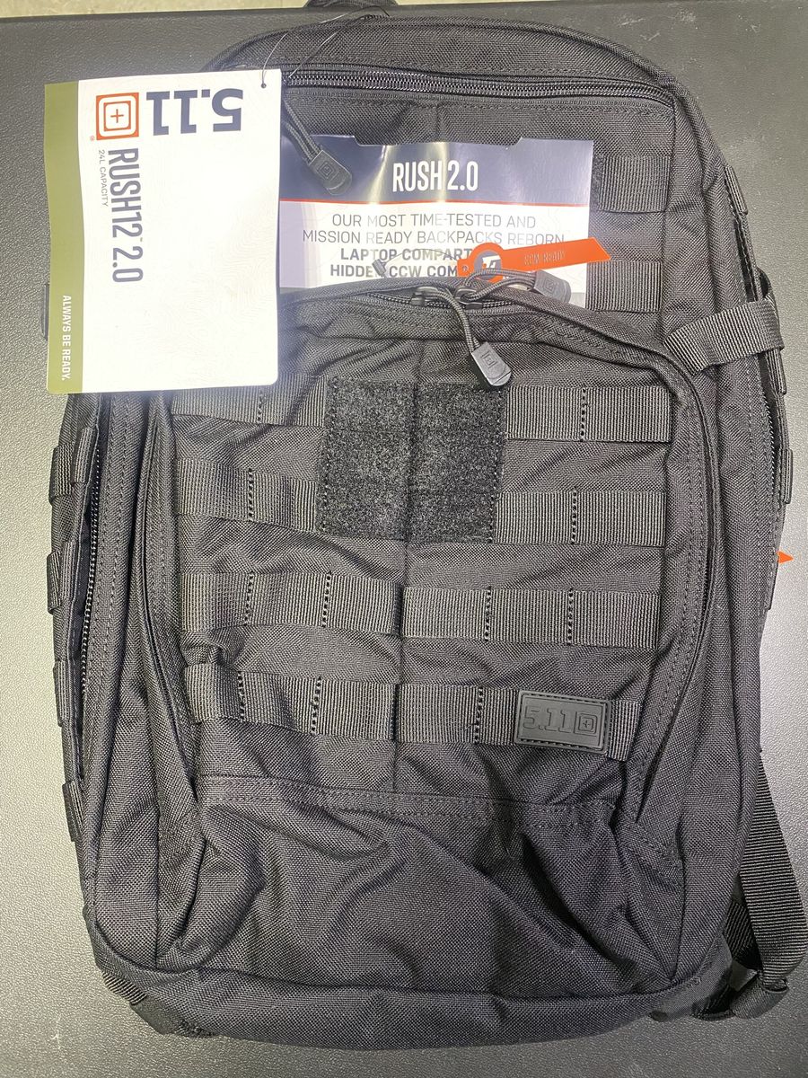5.11 Tactical RUSH12 2.0 Backpack 24L - Black NWT
