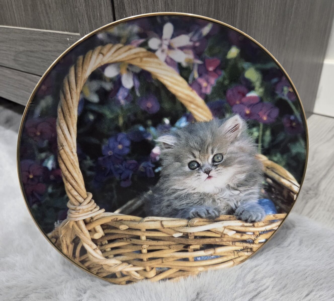 Franklin Mint "Room for One More" collector plate