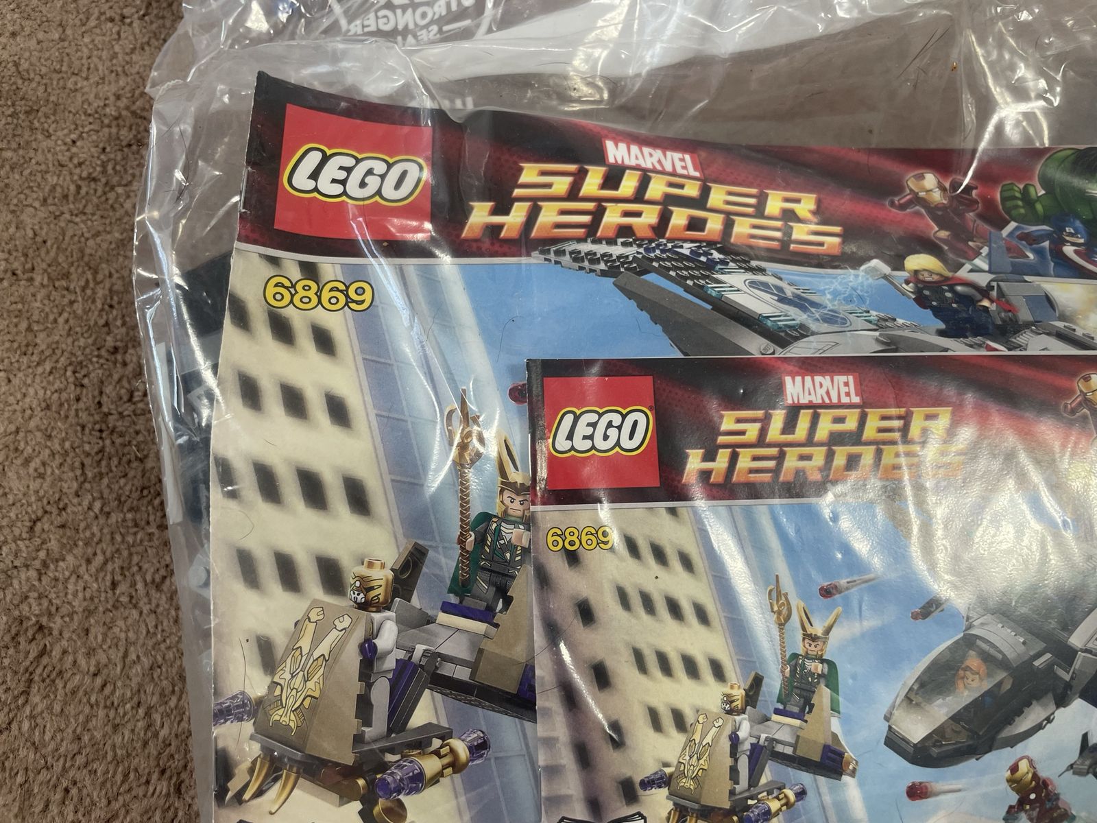 Lego super heroes set 6869