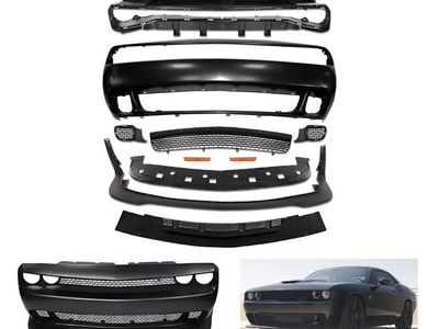 2008–2014 Dodge Challenger Hellcat-Style Front Bumper Conversion Kit – New