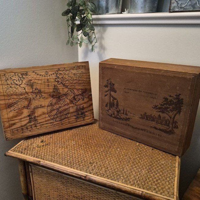 Antique Wood Boxes-2