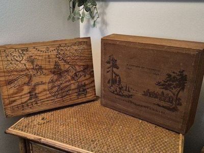 Antique Wood Boxes-2
