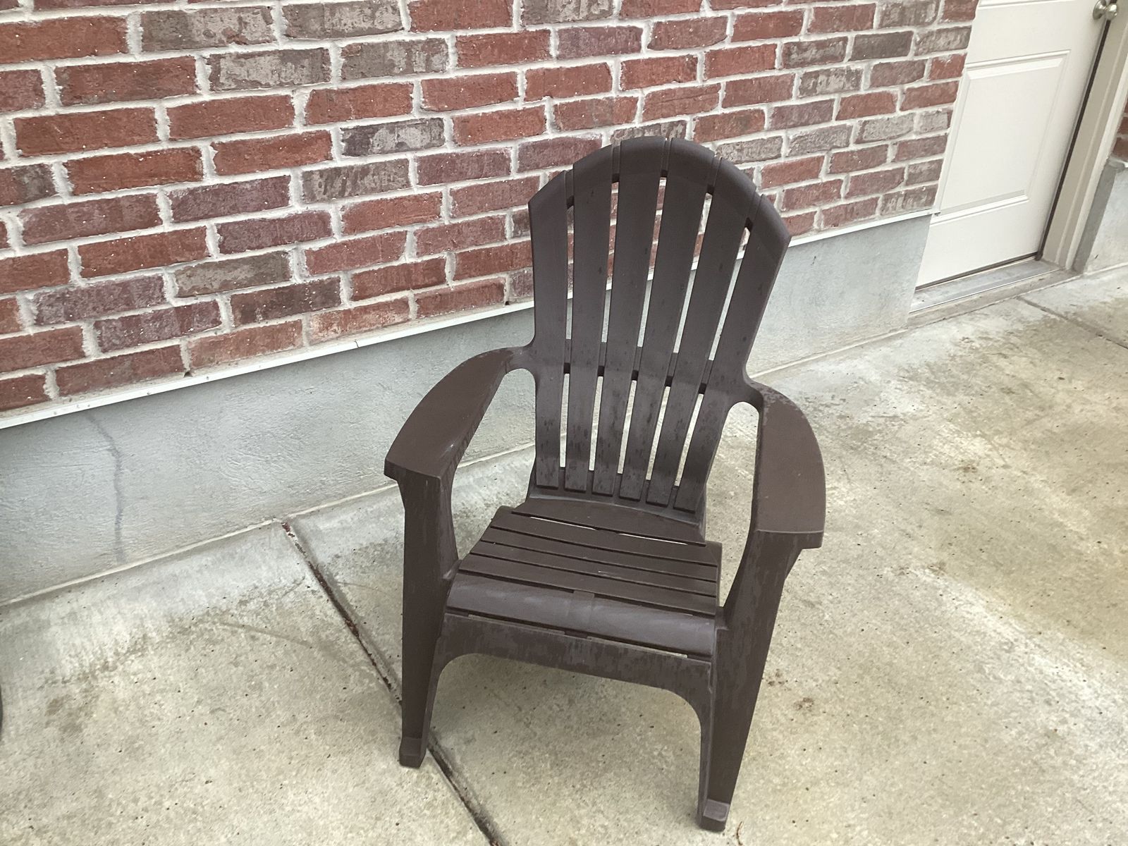 Four Resin Adirondack Chairs