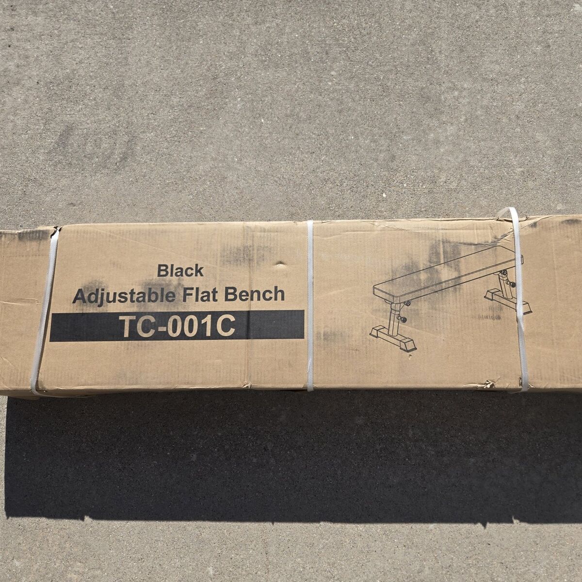 NEW Adjustable Flat Workout Bench