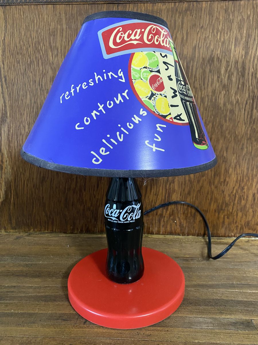 Vintage 1997 Coke ~ Coca-Cola Lamp