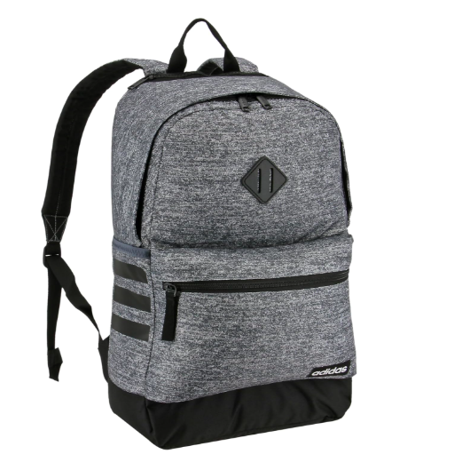 NEW--Adidas Classic 3S 5 Backpack, onix grey/black