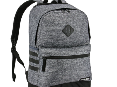 NEW--Adidas Classic 3S 5 Backpack, onix grey/black