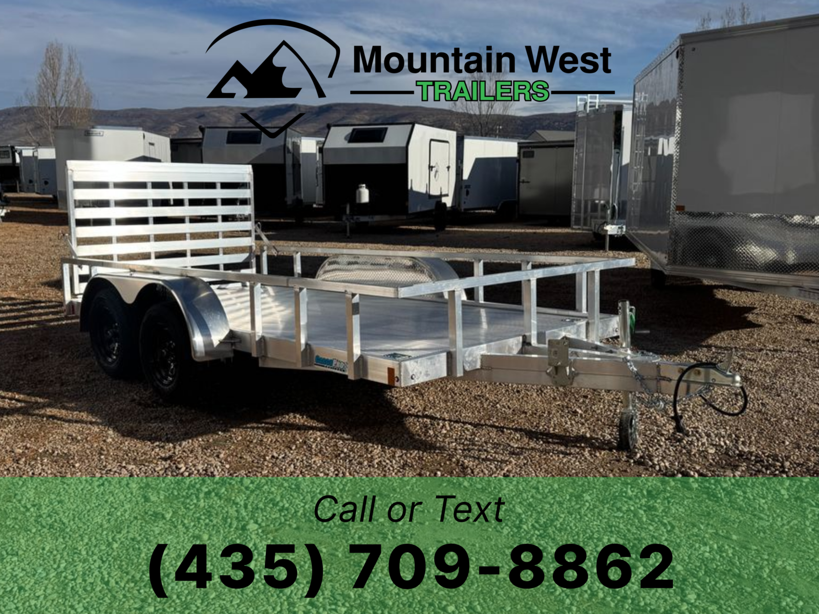 2026 CargoPro 6.5X14 All Aluminum Utility Trailer