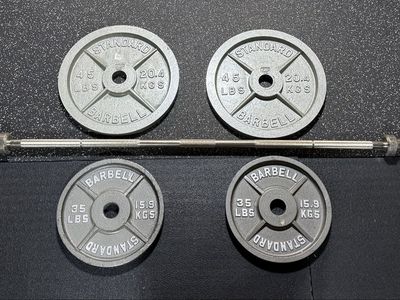 Hampton Olympic barbell set