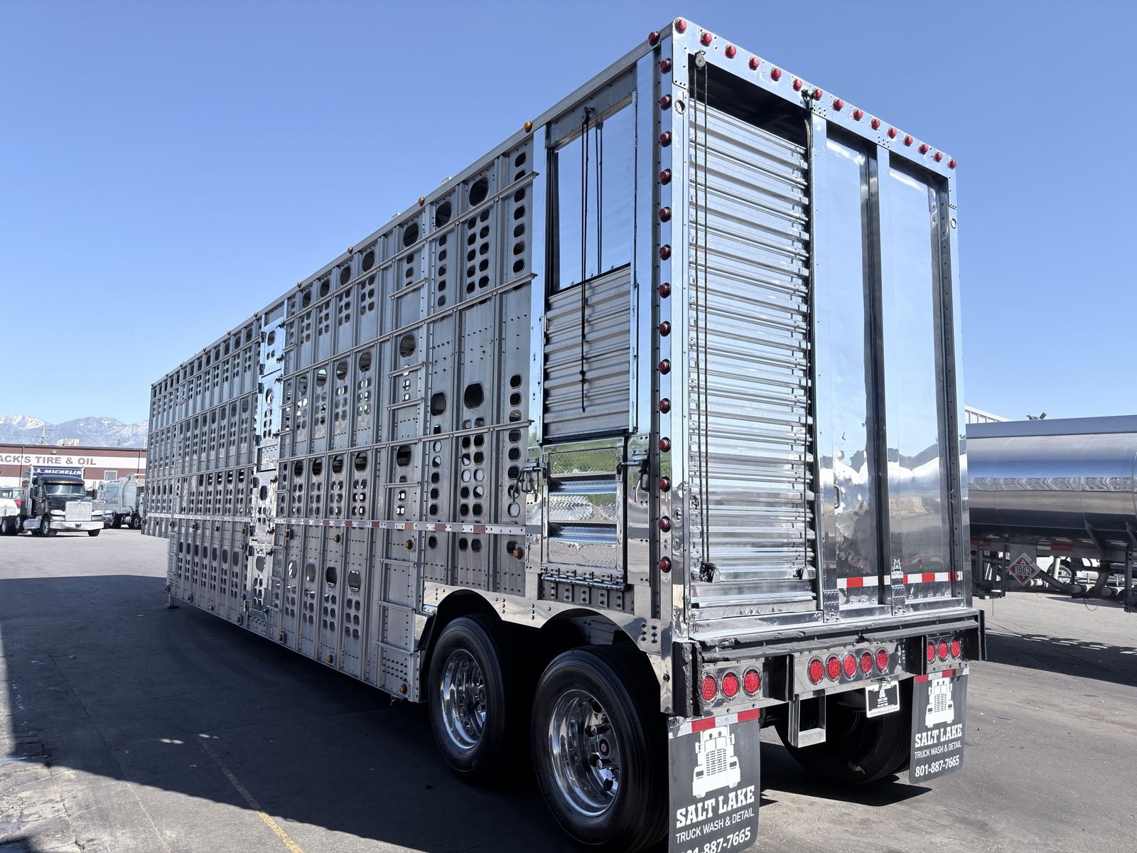 2014 Wilson 3 Deck Livestock Trailer