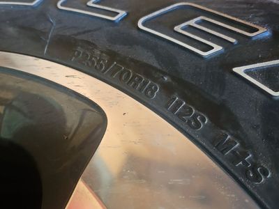 5 ea Jeep wheels & tires 255/70R18 112S M&S