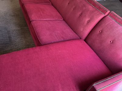 Bernhardt couch and chase lounger.