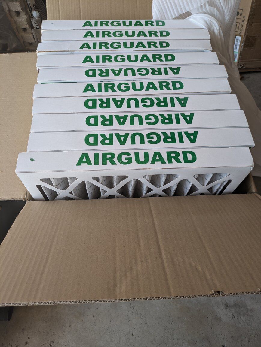 10 Brand new airguard filters 18-In x 24x2
