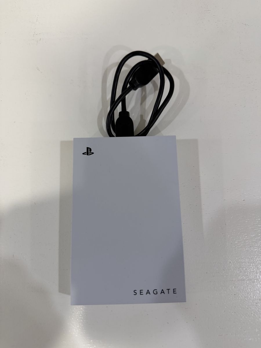 Seagate PS4/PS5 5tb Game Drive Portable External Hard Drive - White