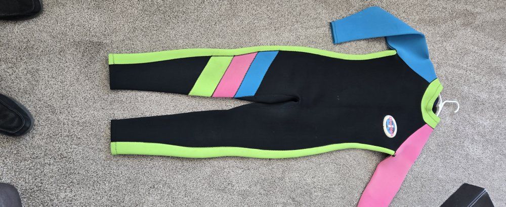 Full Body Wetsuit - Black, Pink, Blue, Green - Water Sports