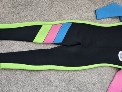 Full Body Wetsuit - Black, Pink, Blue, Green - Water Sports
