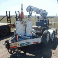 1998 IMT EZ Hauler Mini Digger Derrick