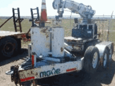 1998 IMT EZ Hauler Mini Digger Derrick