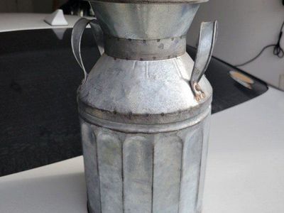 Galvanized Flower Pot