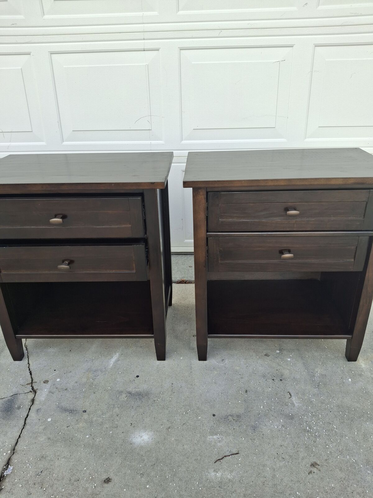 2 extra tall pine wood night stand/bimbo
