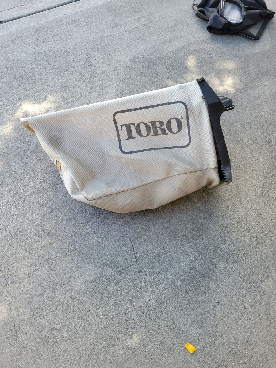 Toro lawn mower clippings bag