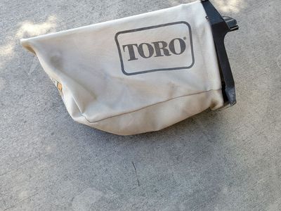 Toro lawn mower clippings bag