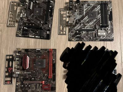 3 motherboards - For parts