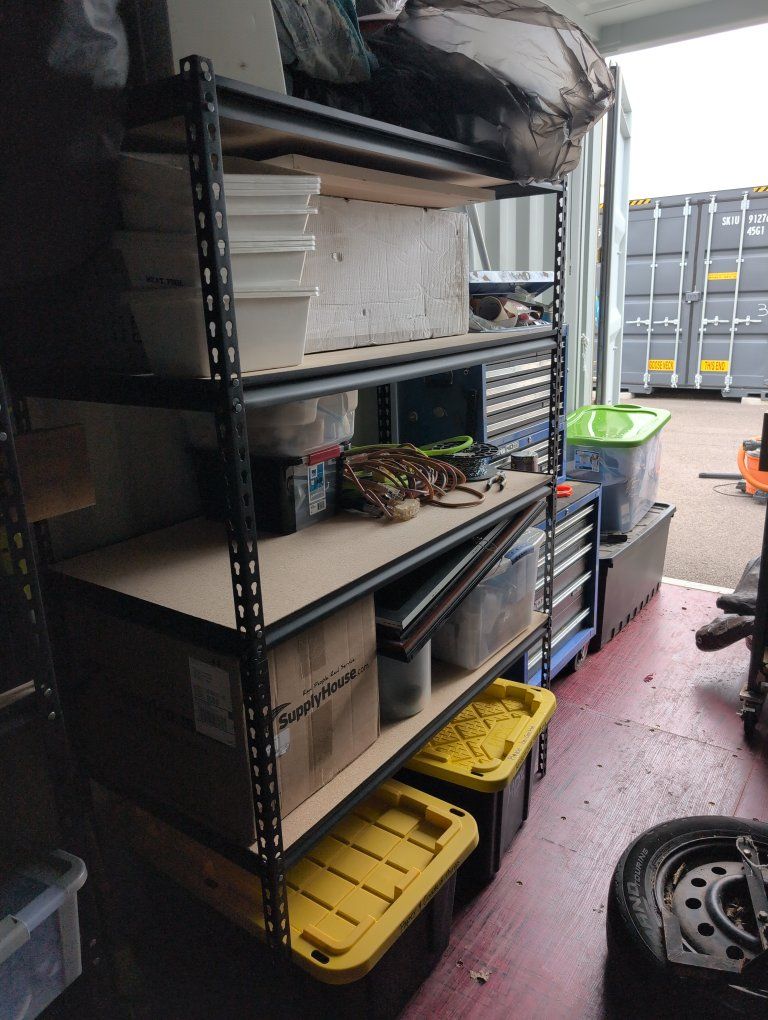 Industrial Boltless Storage Shelving Unit - 5-Shelf, Heavy Duty, Garage/Workshop Organizer