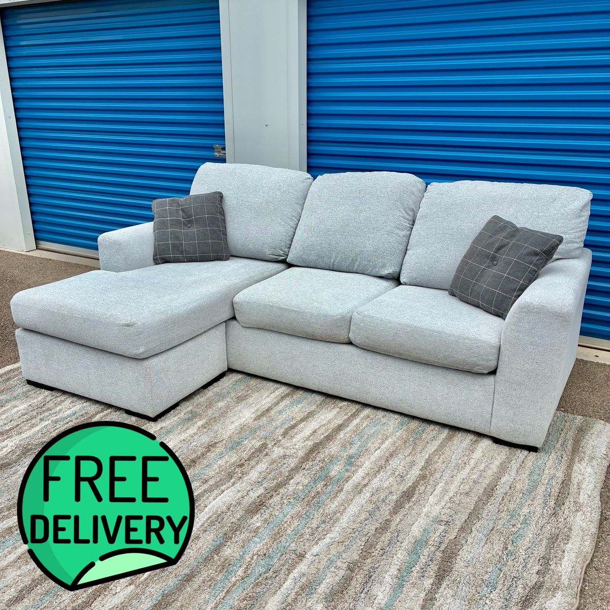 Ashley Modern Sectional Couch-FREE DELIVERY-