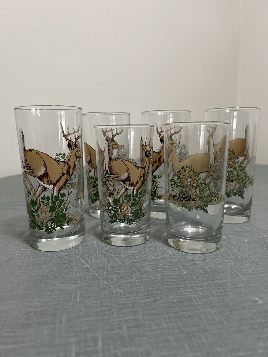 6 Glasses- Deer
