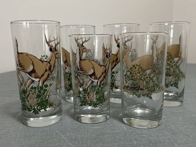 6 Glasses- Deer