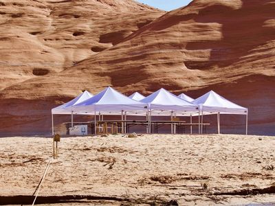 10x10 White Tent / Canopy Rental with Sidewalls