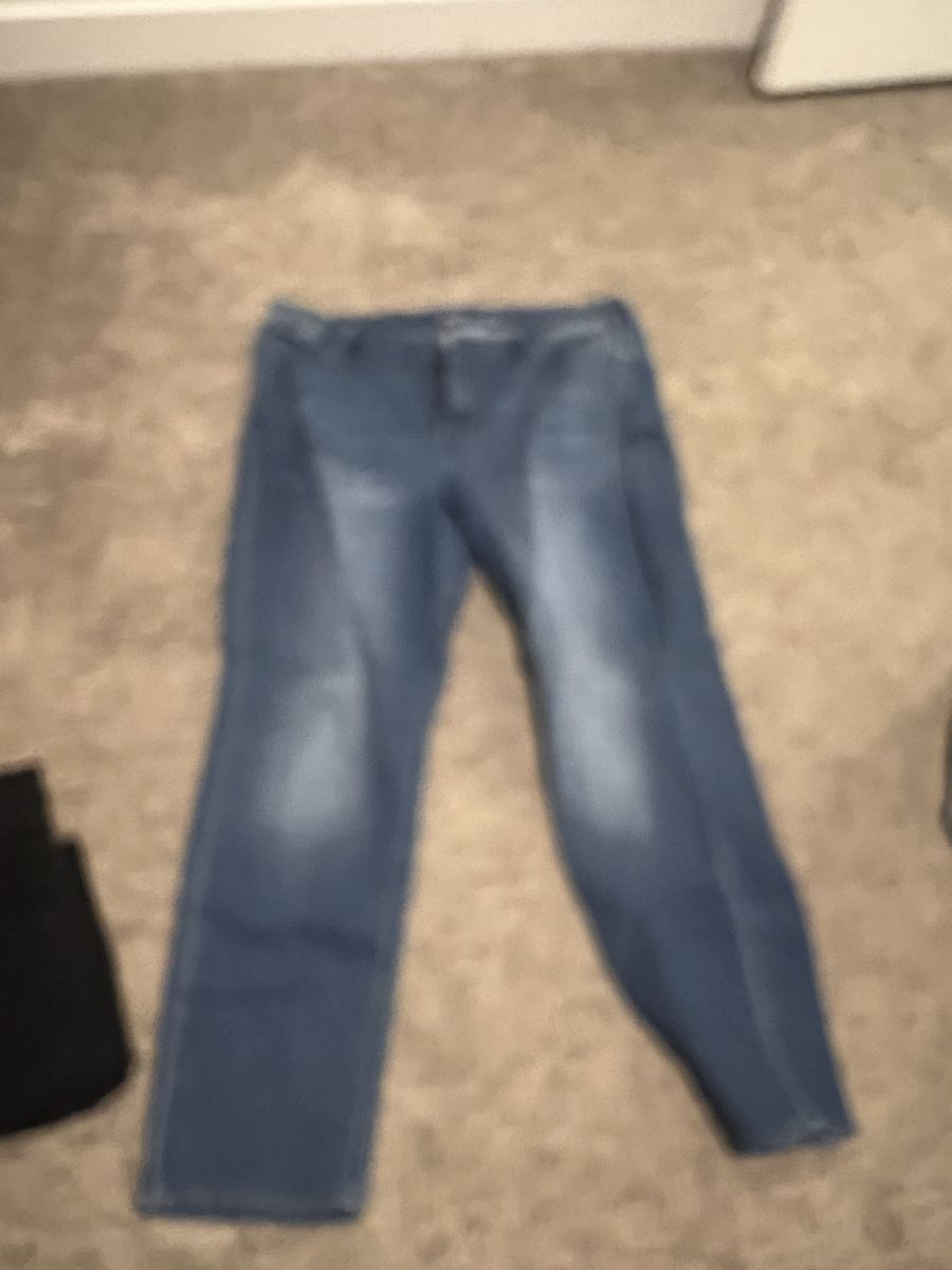 Old Navy Size 18 High-Rise Wow Straight Blue Jeans Denim