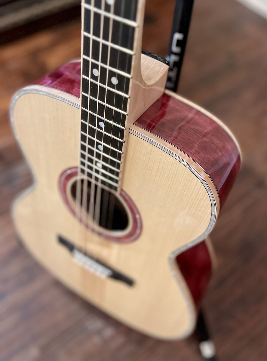 Custom luthier built acoustic guitar - LOCAL LUTHIER!