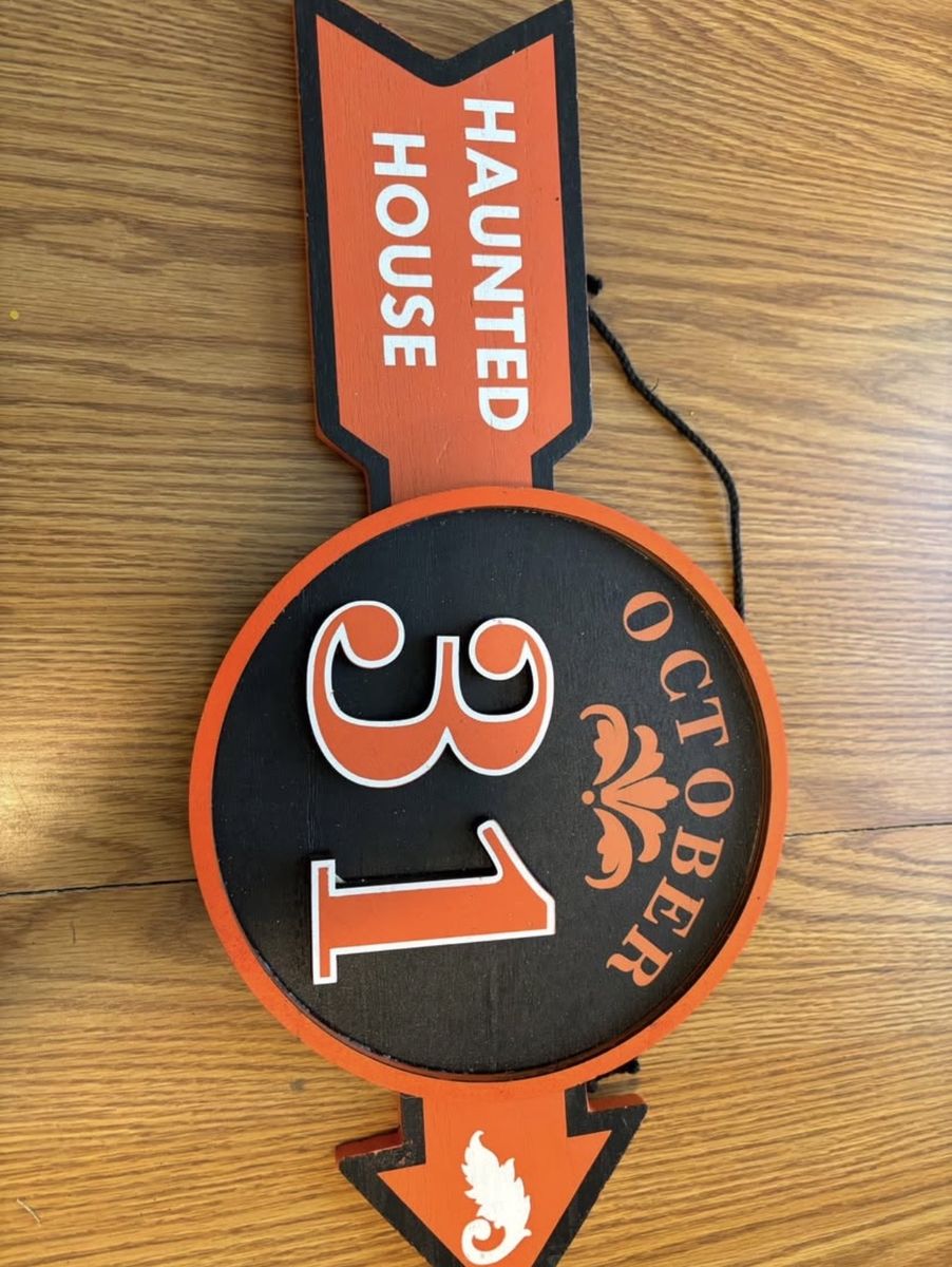 Brand New Halloween Sign