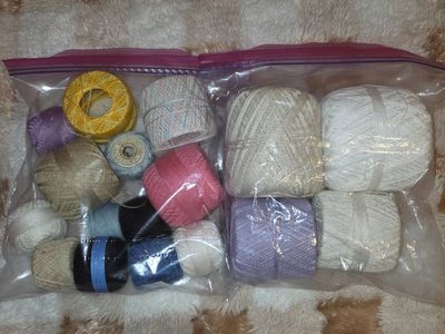 Assorted Yarn Skeins & Balls - Multiple Colors, Various Sizes - Perfect for Crafts
