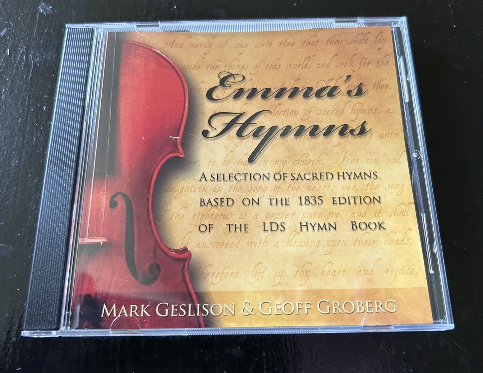 CD - Emma's Hymns - A Selection of Sacred Hymns Based on the 1835 Edition of the LDS Hymn Book