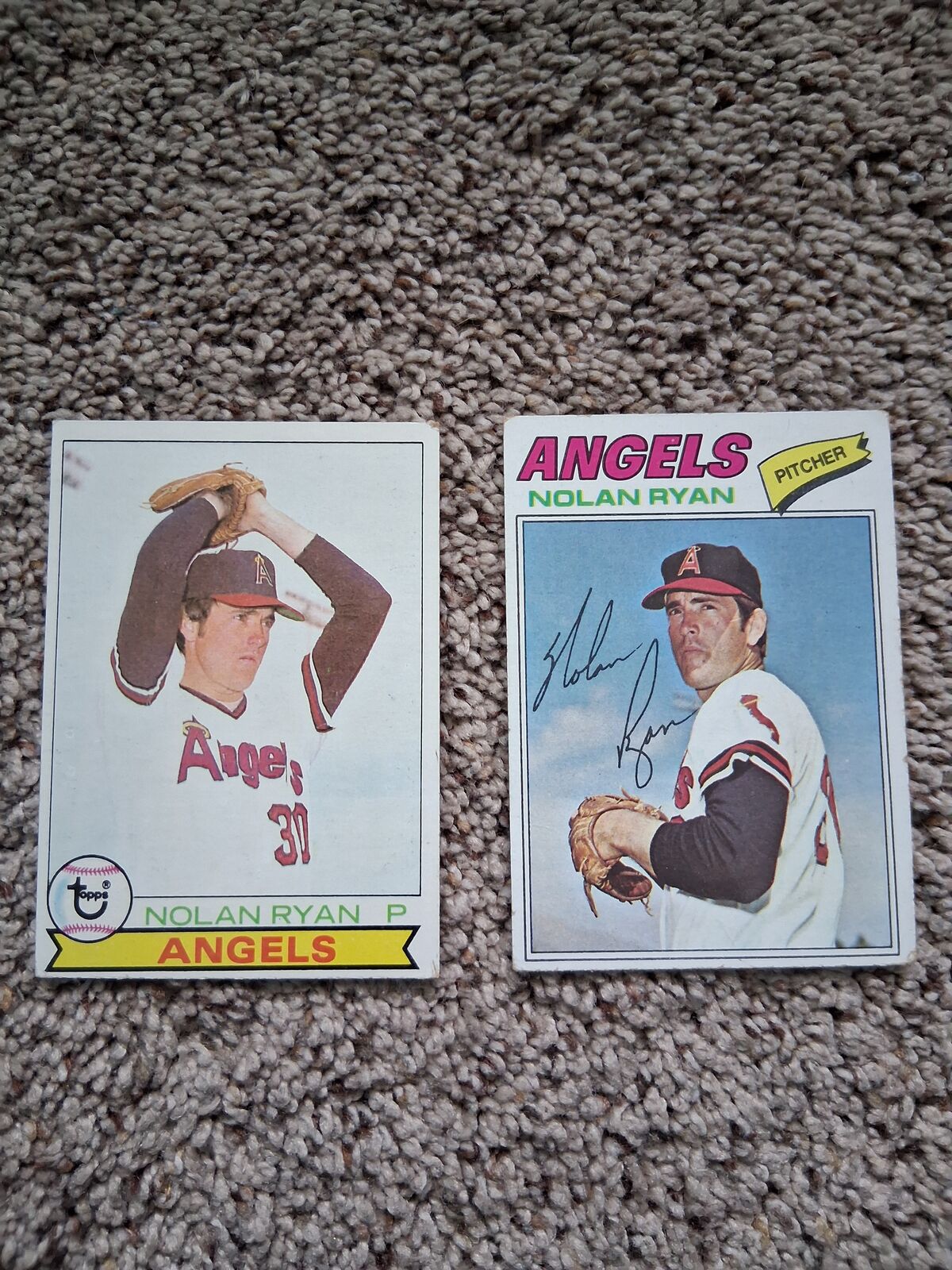 2 Nolan Ryan Cards From 70s